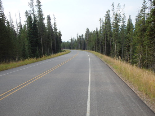 GDMBR: We're rolling south US 99/191/287 toward Moran Junction.